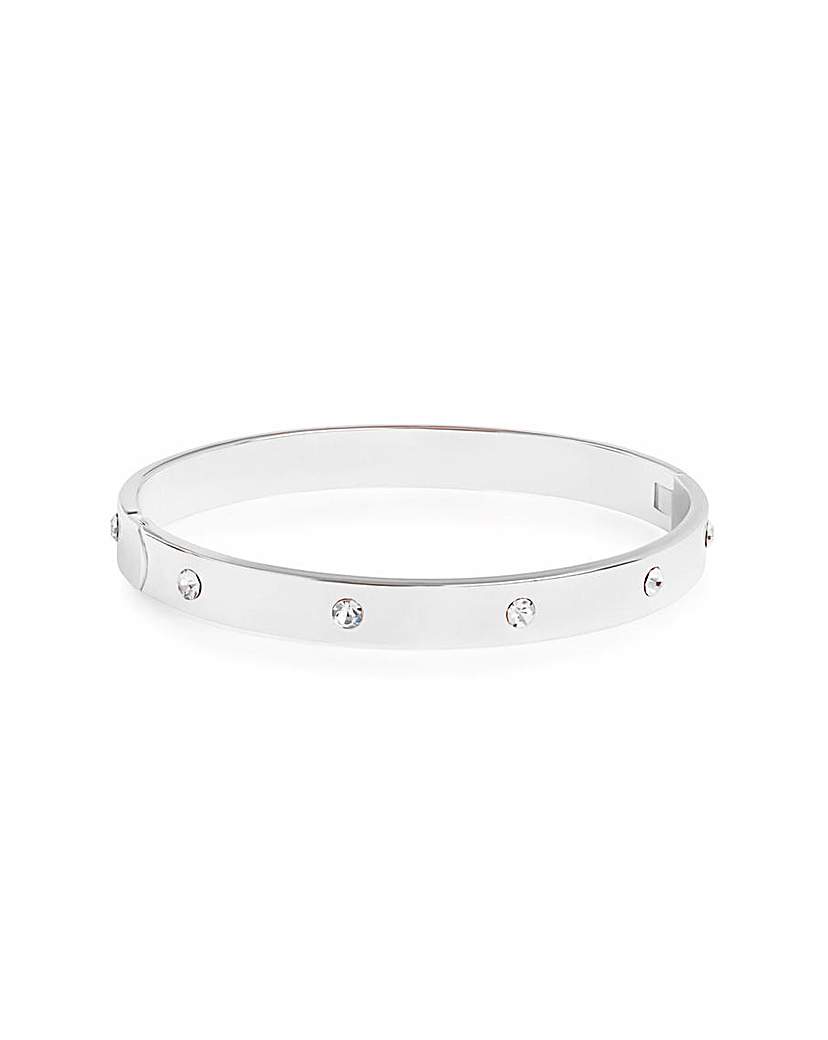 Jon Richard Polished Crystal Bangle