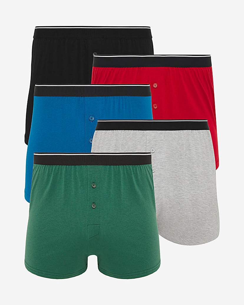 5 Pack Multi Colour Loose Boxer