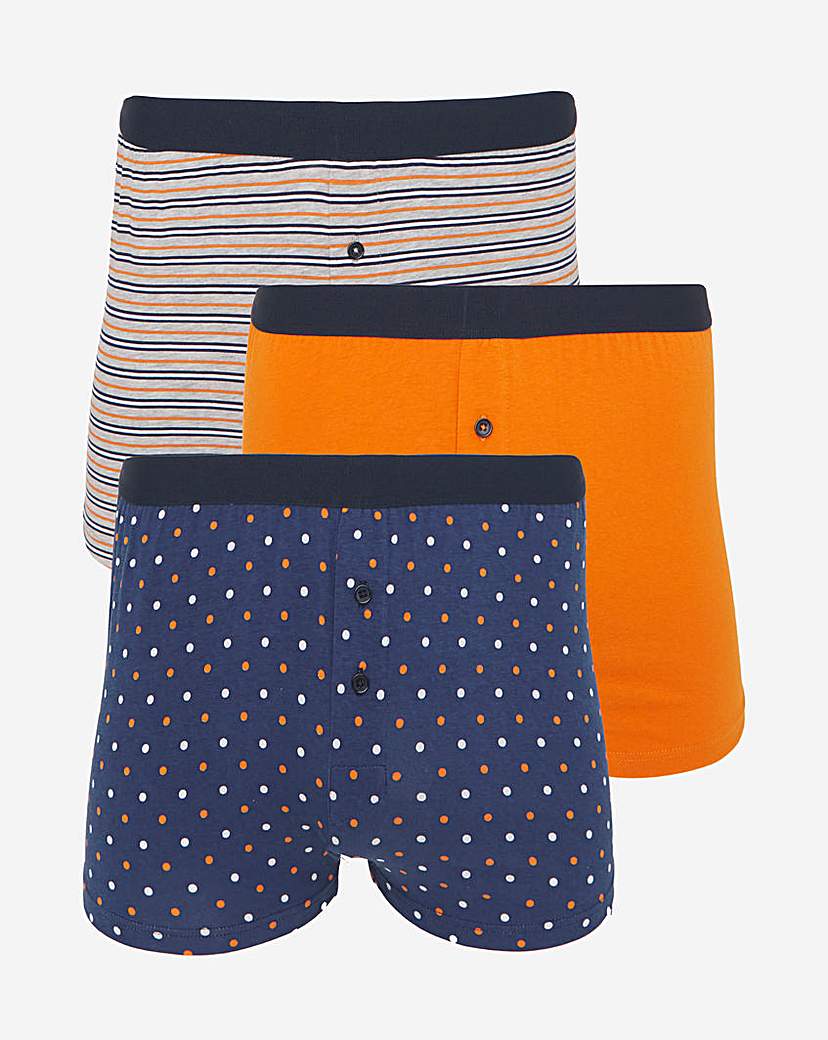 3 Pack Stripe Mix Loose Boxer