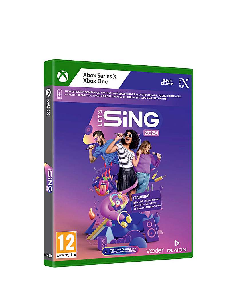 Lets Sing 2024 1 Mic Pck Xbox Series X