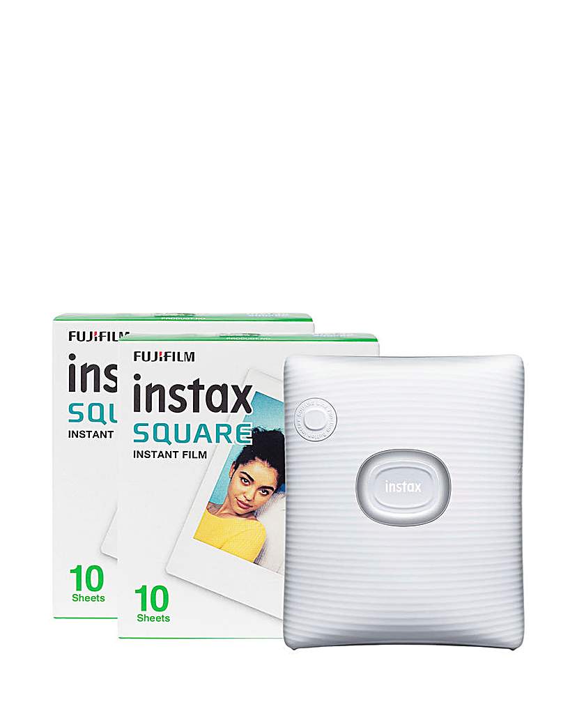 Instax Square Printer + 20 Shots - White