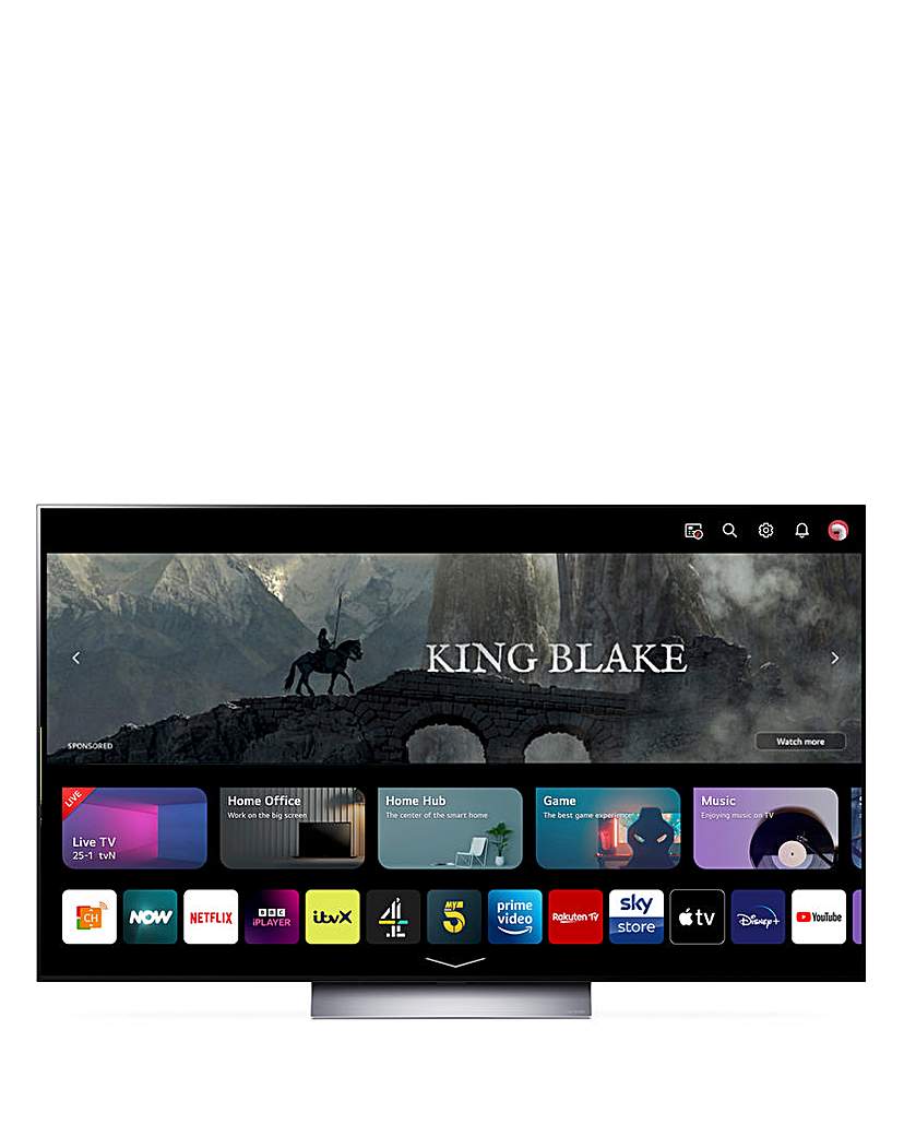 LG 55in OLED55C36LC Smart 4K HDR TV