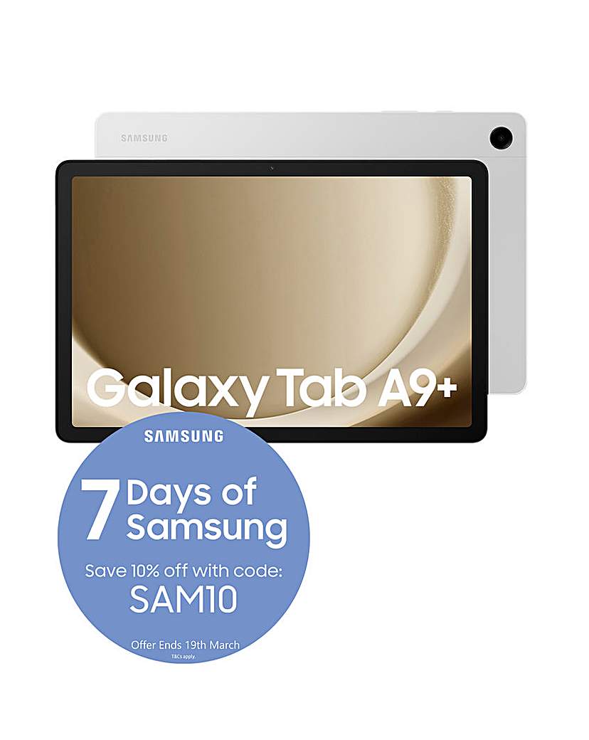 galaxy tab a9+ 11in 64gb tablet - silver
