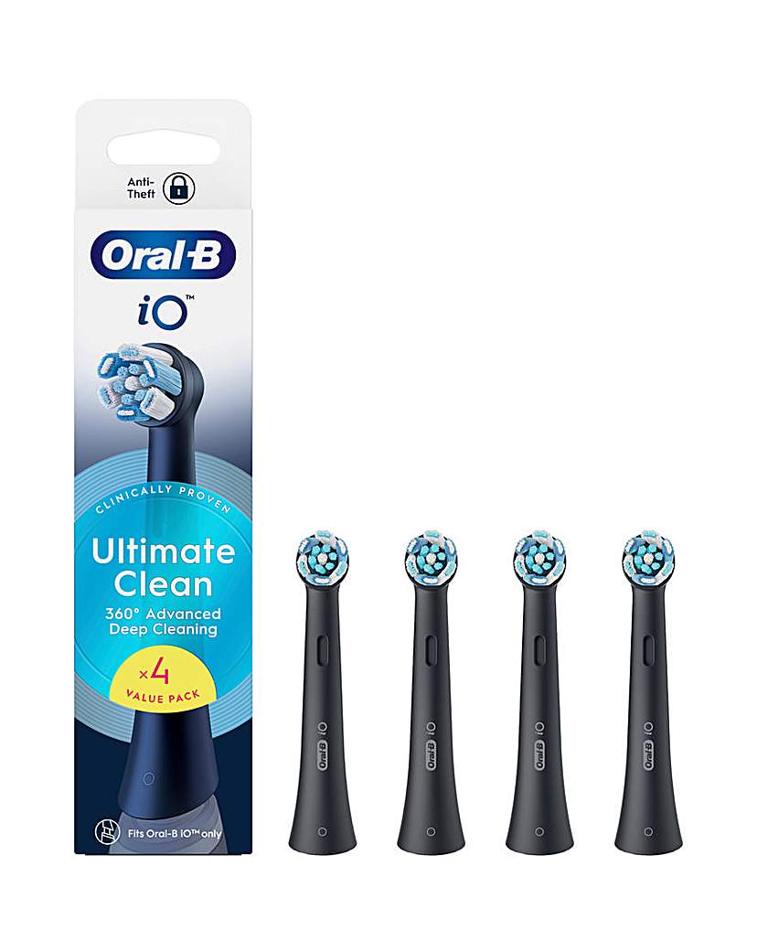 New In - Oral-B iO Black Refill heads 4 Pack