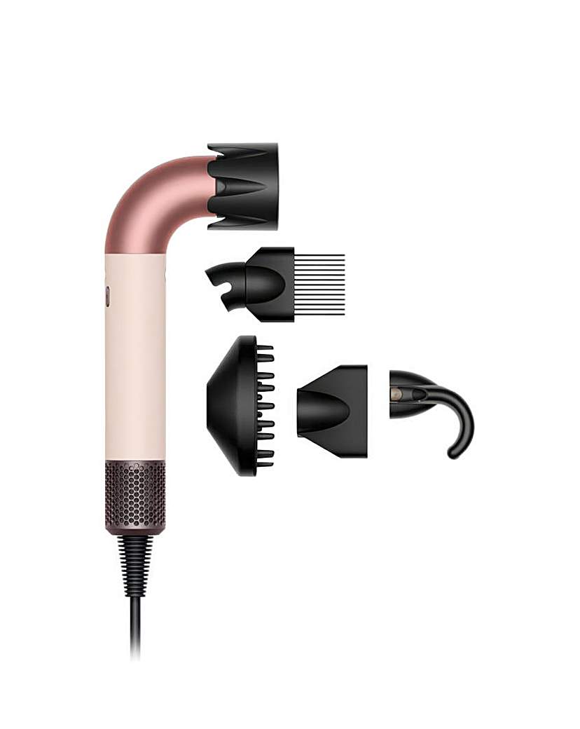 New In - Dyson Supersonic Curly Dryer-Pink