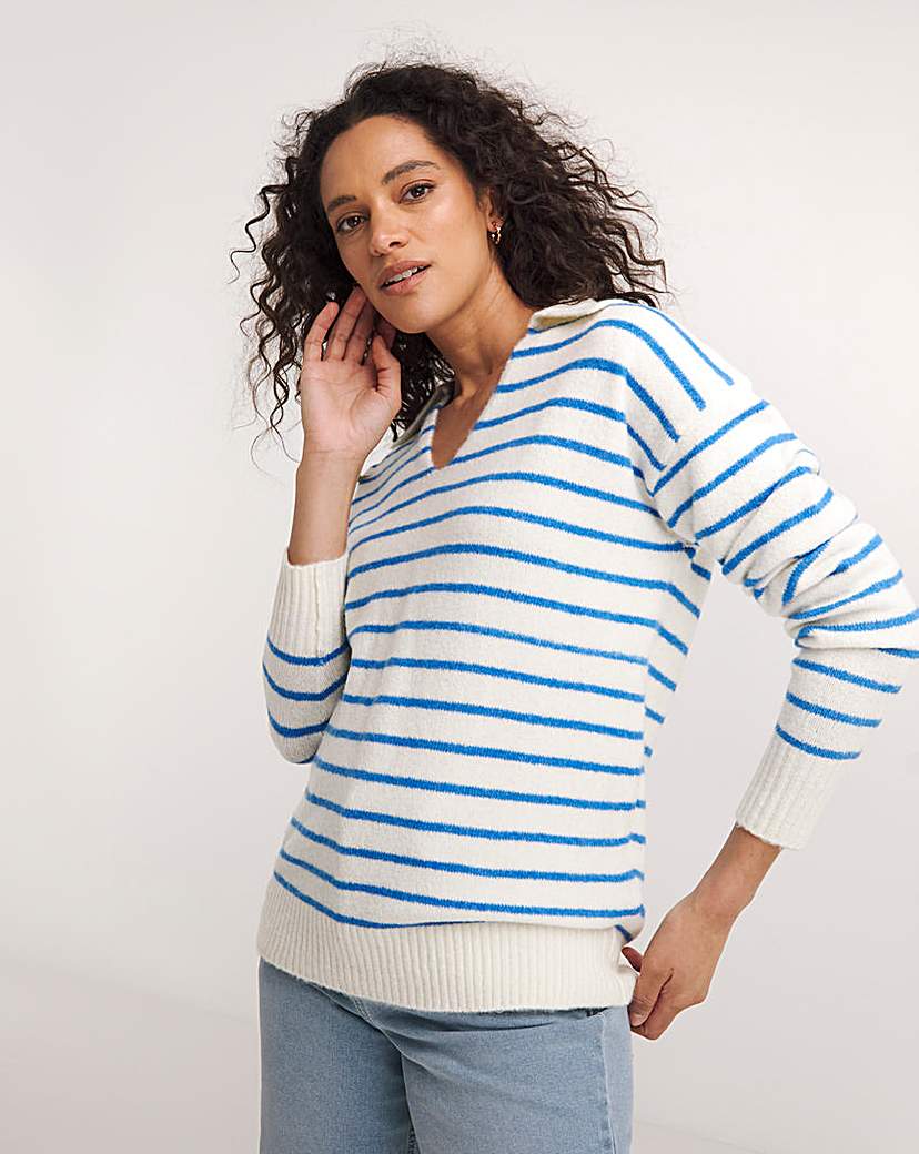 Stripe Collar Jumper