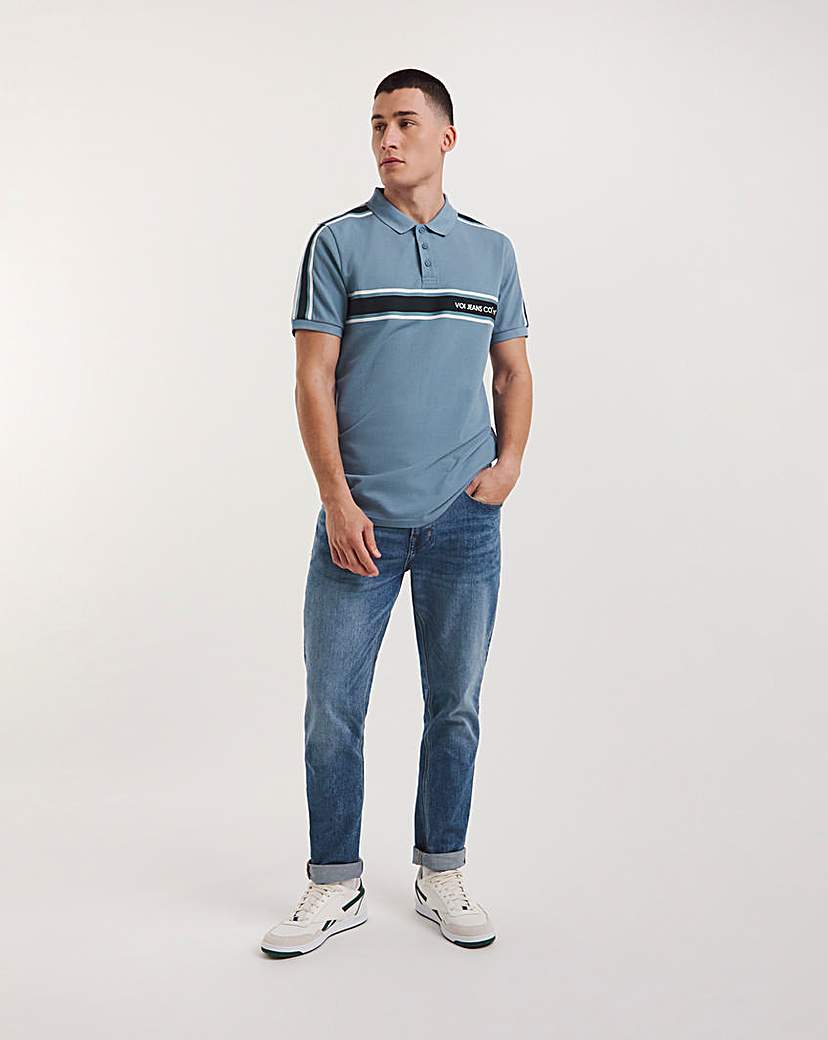 Voi Distressed Polo Long Length