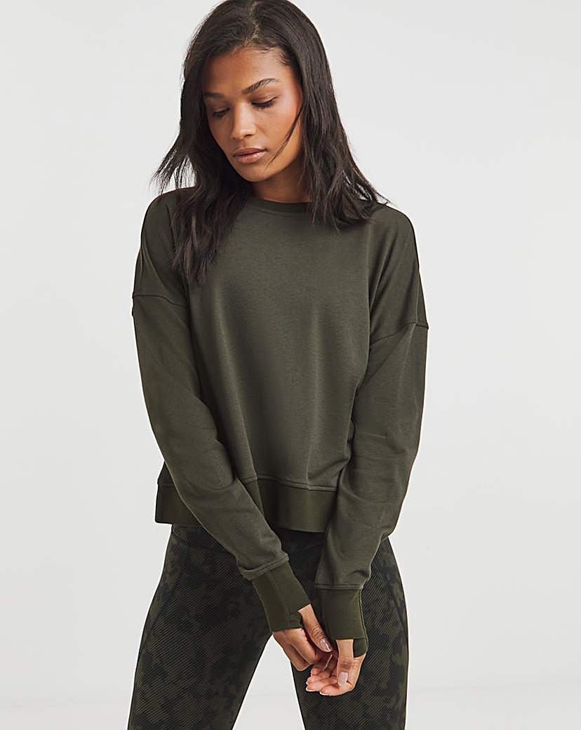 New In - Sweaty Betty After Class Crop Sweatshirt