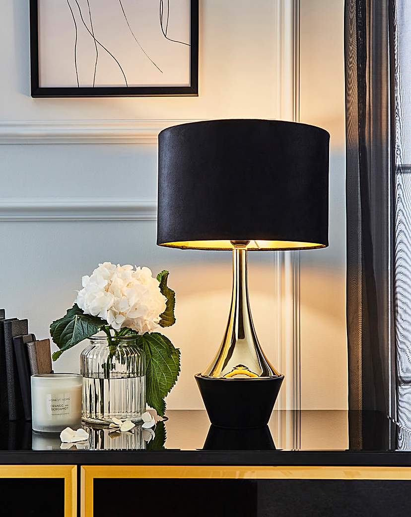 Joanna Hope Black & Brass Table Lamp