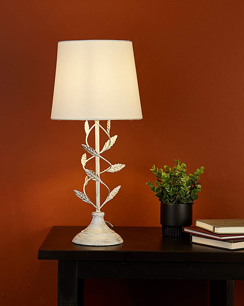 Metal Leaf Table Lamp