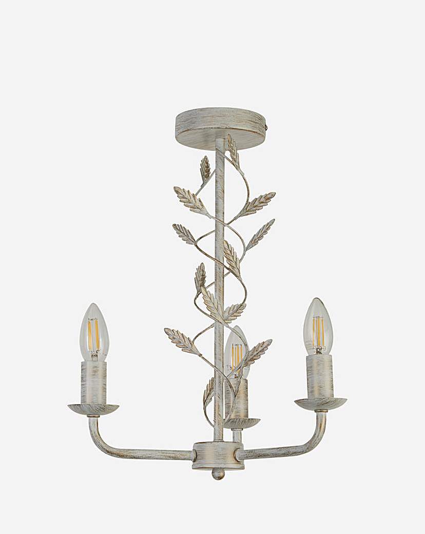 Metal Leaf Ceiling Light