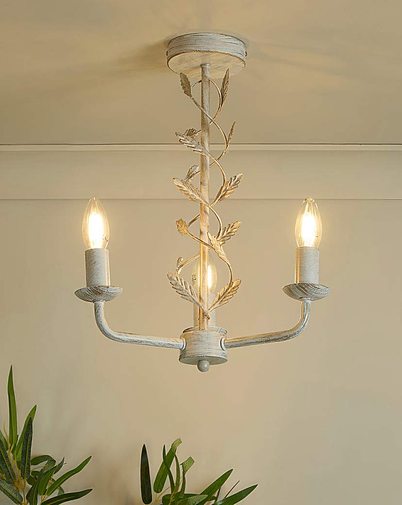 Metal Leaf Ceiling Light