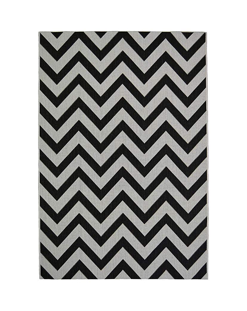 Chevron Indoor/Outdoor Flatweave Rug from JD Williams Buy from JD