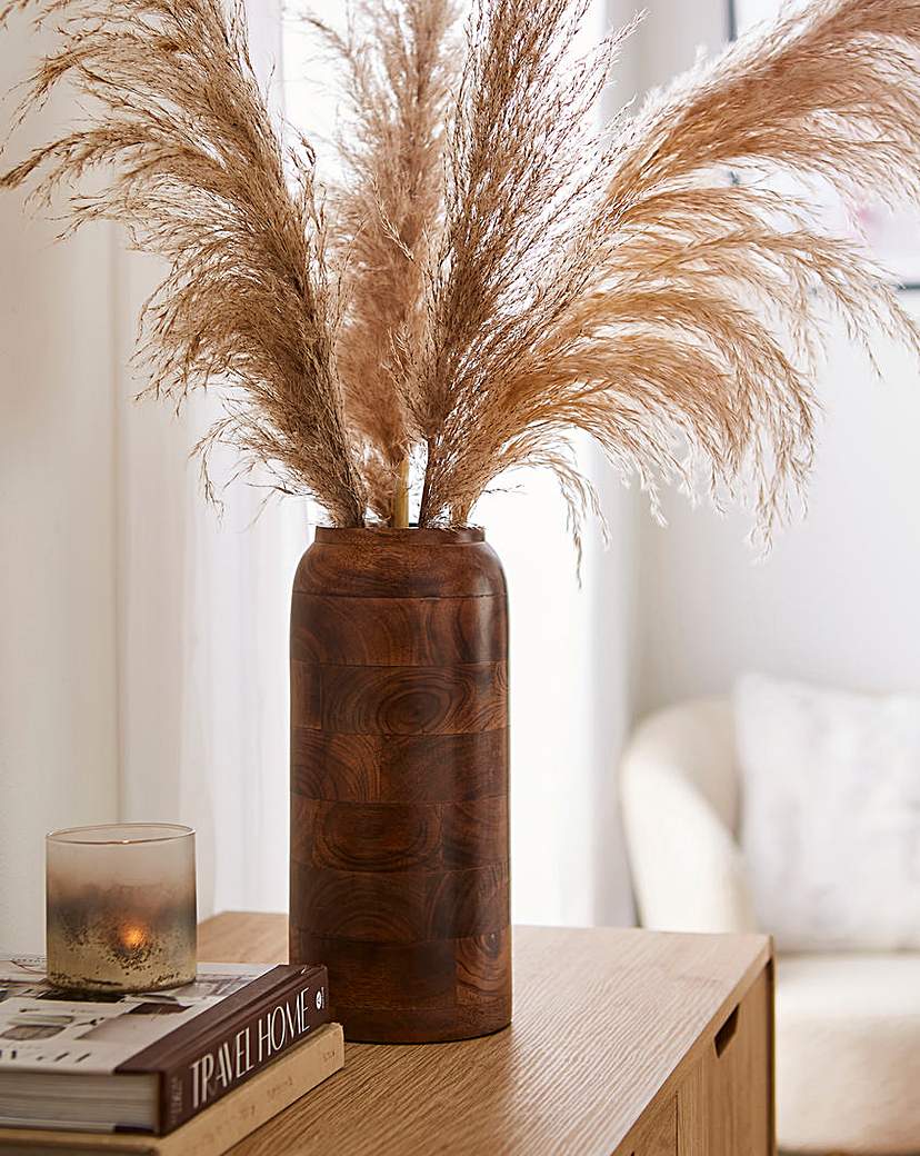 Mango Wood Decorative Vase