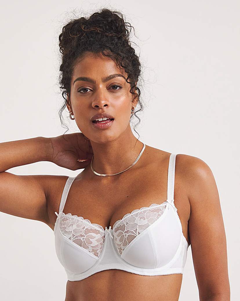 Ivy Lace Basic White Balcony Bra