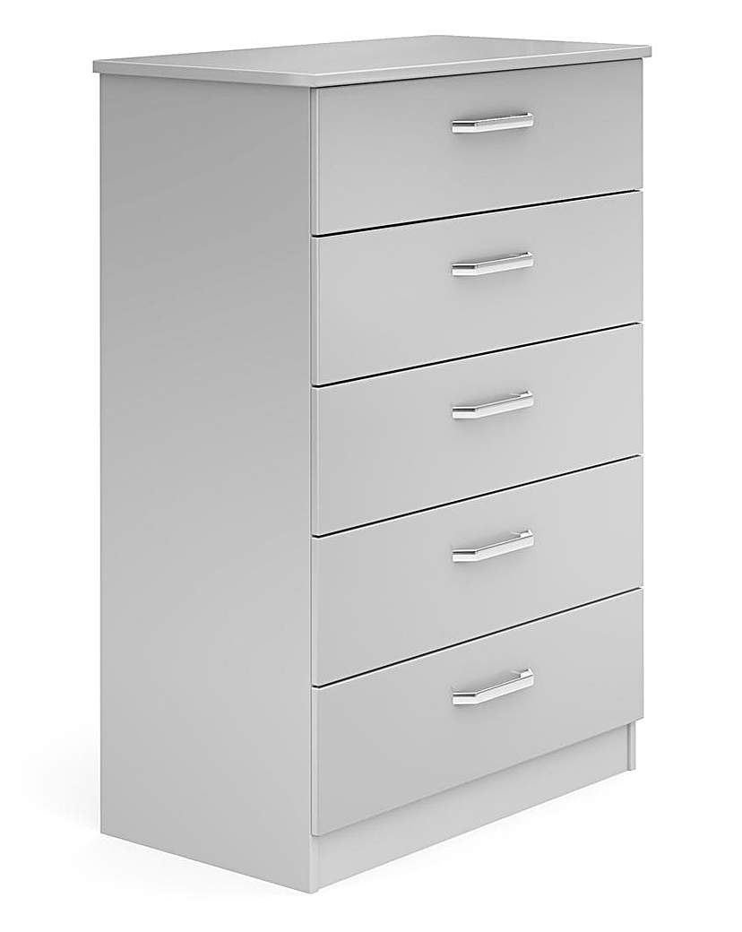 Kendal Assembled 5 Drawer Wide Chest