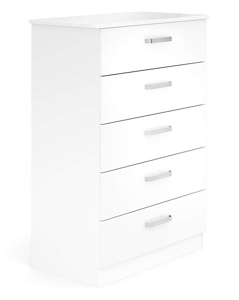 Kendal Assembled 5 Drawer Wide Chest