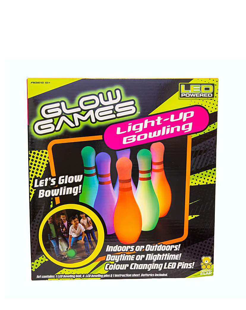 New In - Glow Games Light-Up Bowling Set