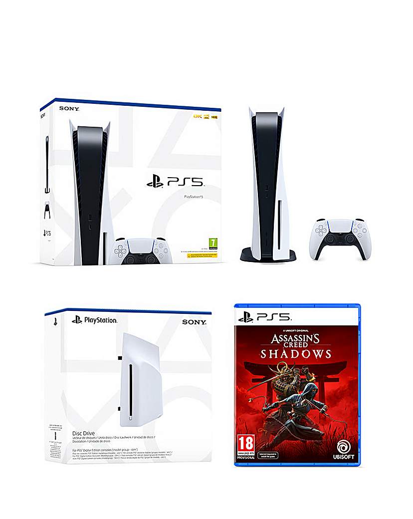 PS5 Pro, Disc Drive & Assassins Creed
