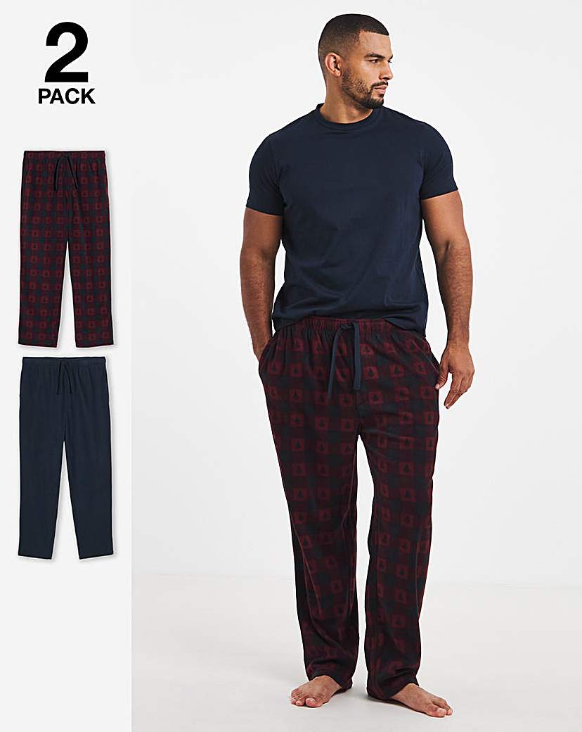 2 Pack Christmas Fleece Lounge Pants