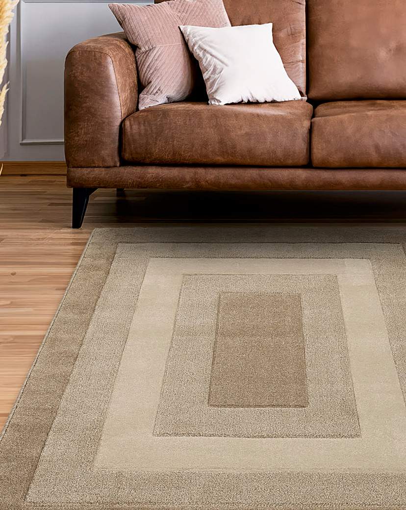 Sara Carved Rug - Beige