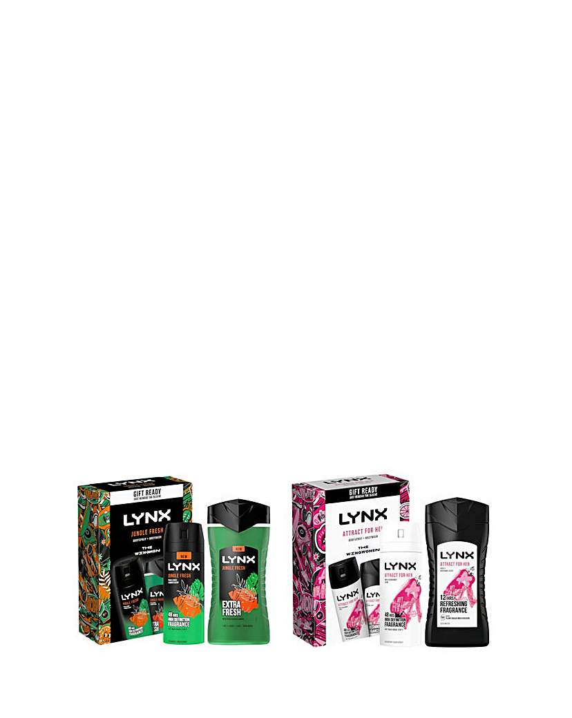 LYNX Attract & Jungle Fresh Gift Set Duo