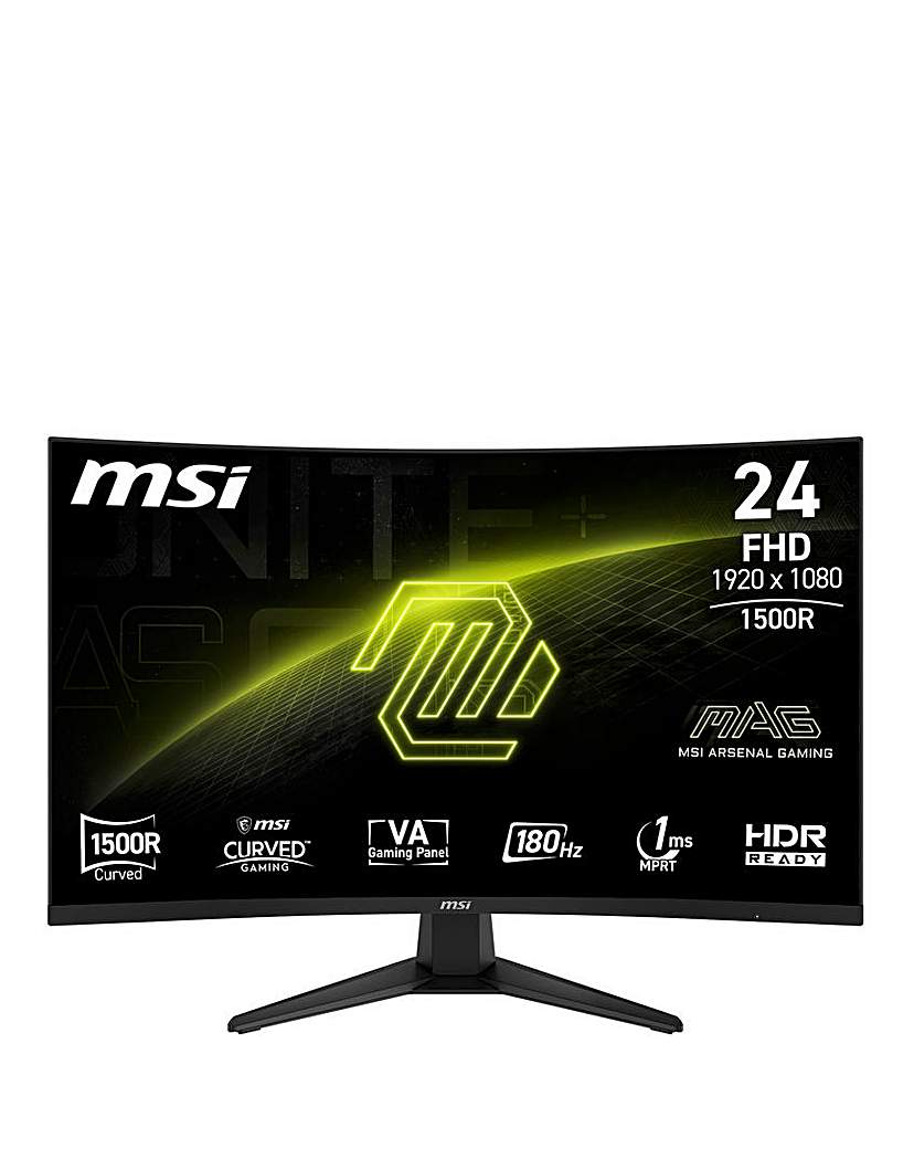 New In - MSI MAG 244C 24in FHD Curved Monitor