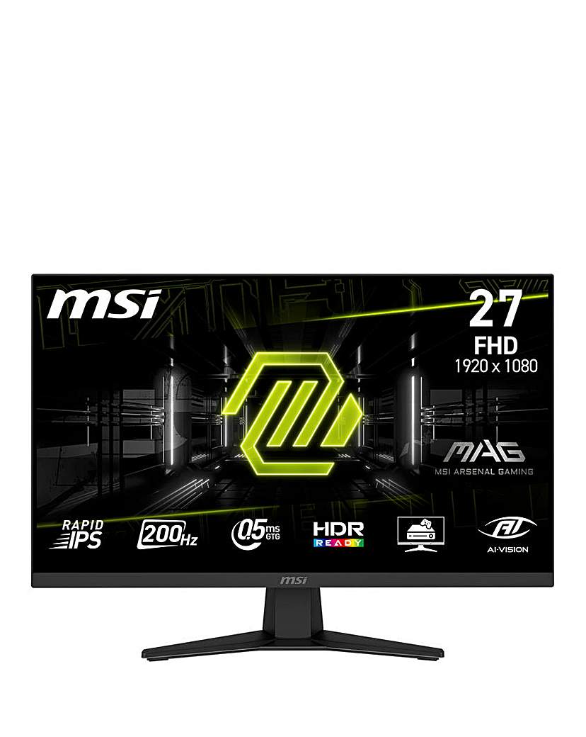 New In - MSI MAG 274F 27in FHD Curved Monitor