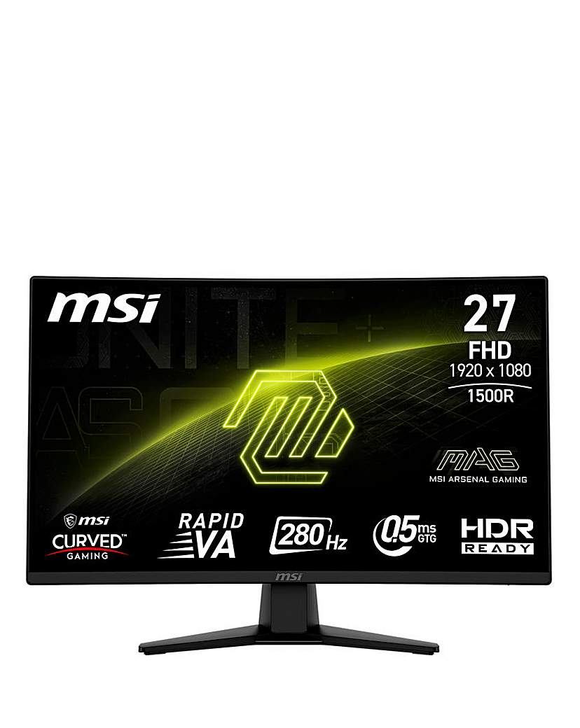 New In - MSI MAG 274CXF 27in FHD Curved Monitor