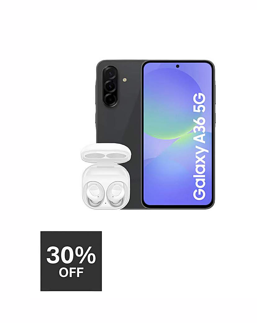 New In - Galaxy A36 5G Awesome Black & Buds FE