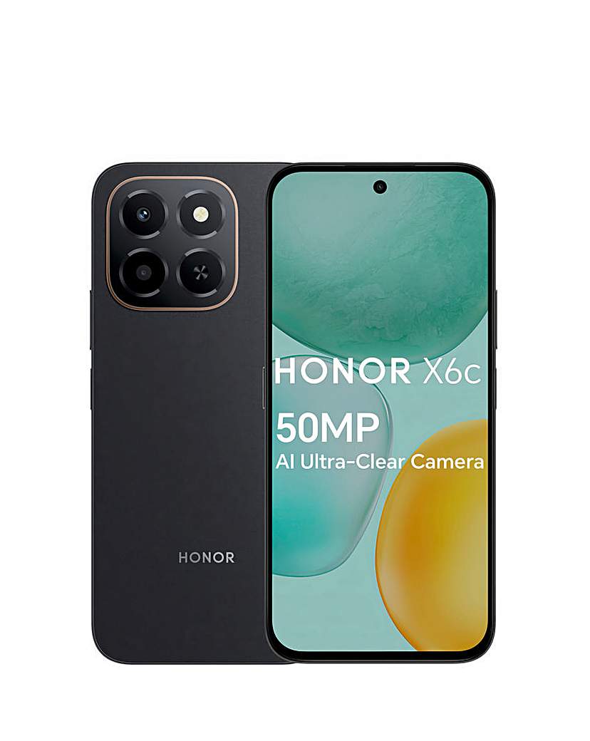New In - Honor X6c - Midnight Black