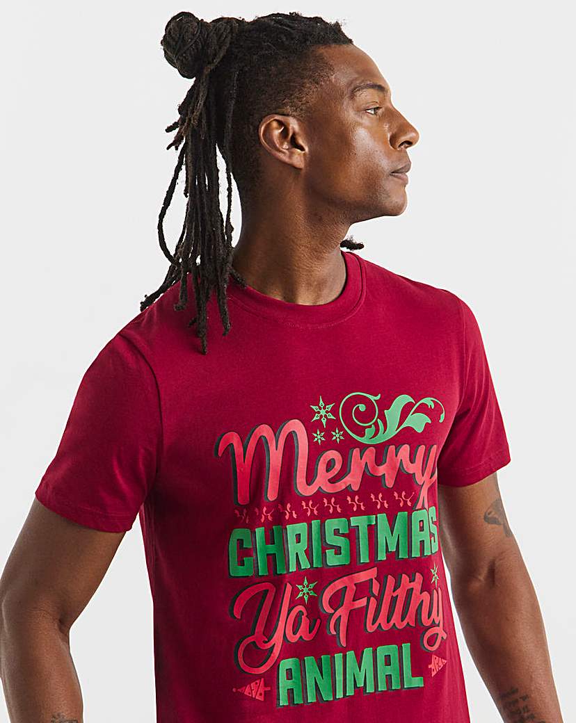 New In - Merry Christmas Graphic T-Shirt