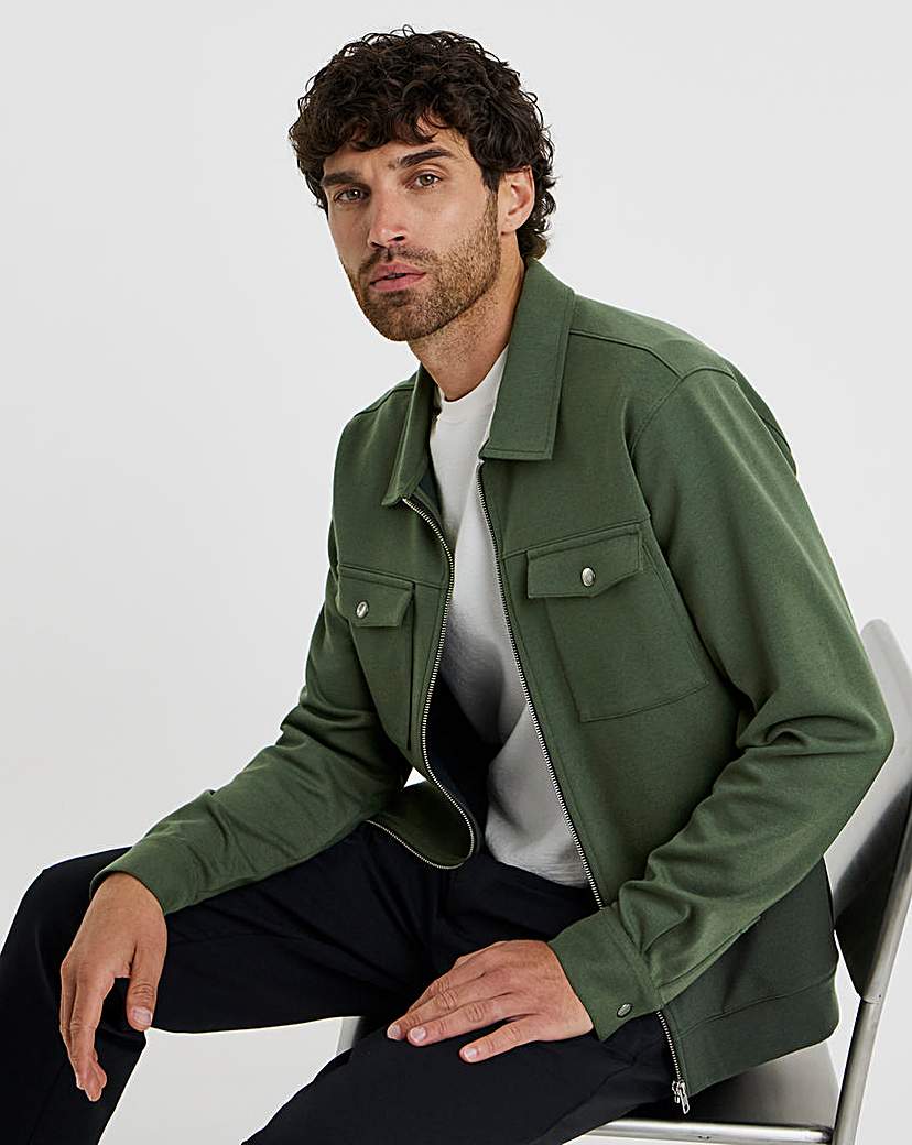 New In - Folio Interlock Zip Shacket
