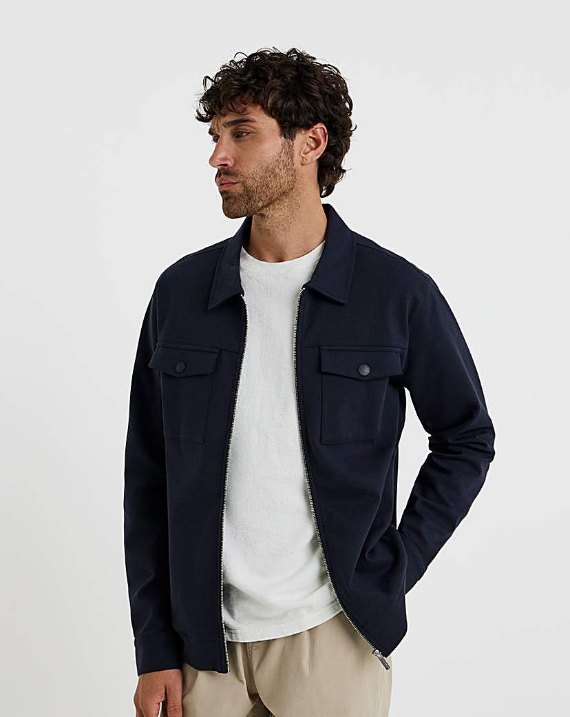 New In - Folio Interlock Zip Shacket