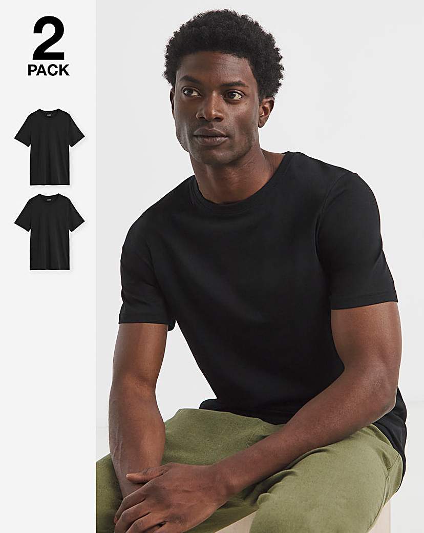 New In - 2 Pack T-Shirts- Black