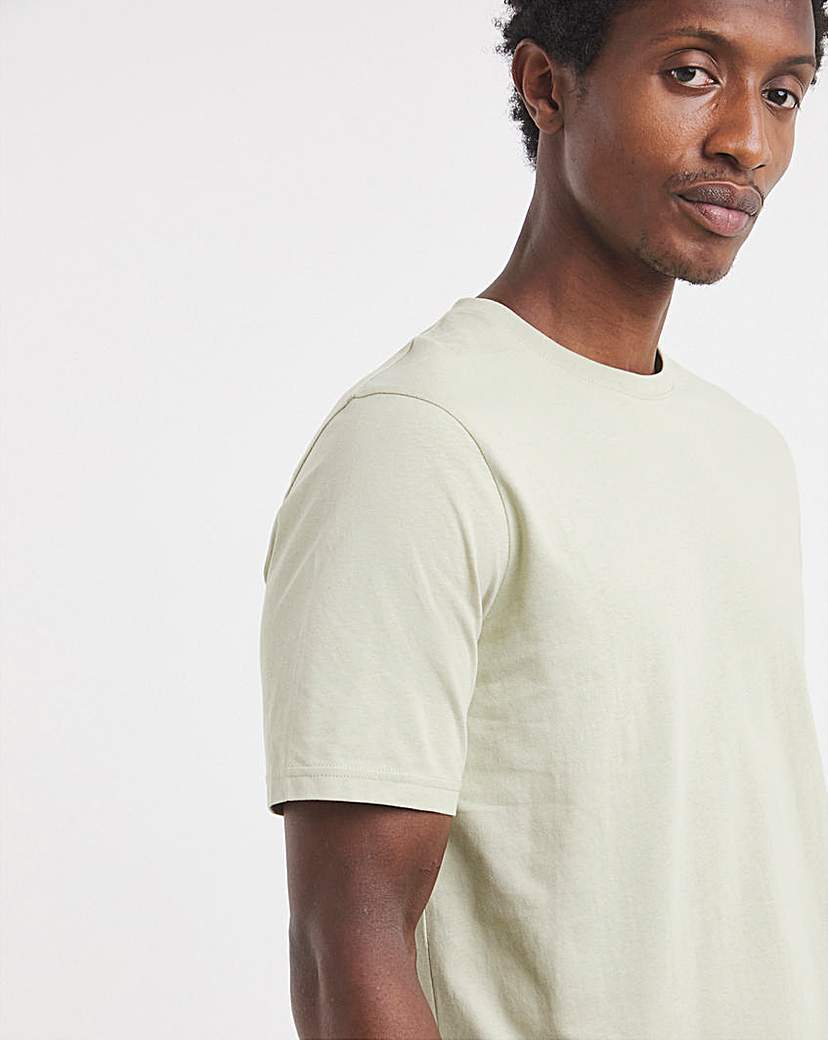 New In - Pure Cotton Crew Neck T-Shirt Long