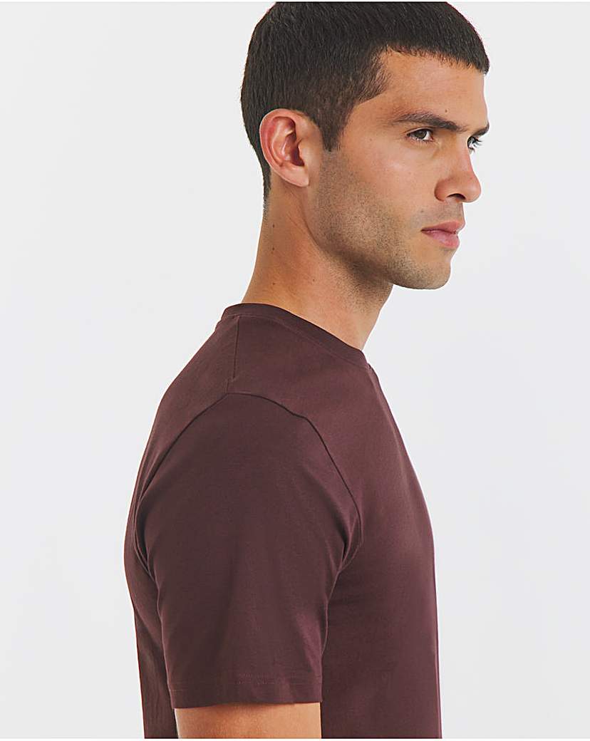 New In - Pure Cotton Crew Neck T-Shirt Long
