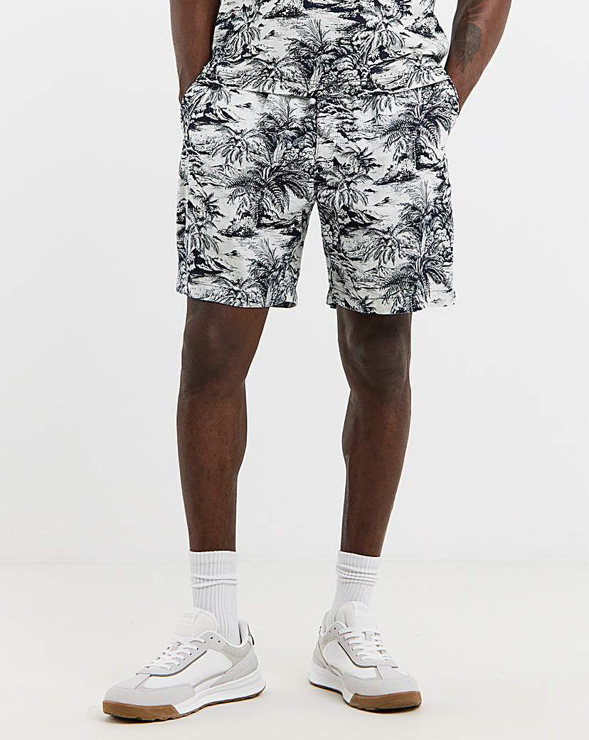 New In - Tommy Hilfiger Printed Short-Navy