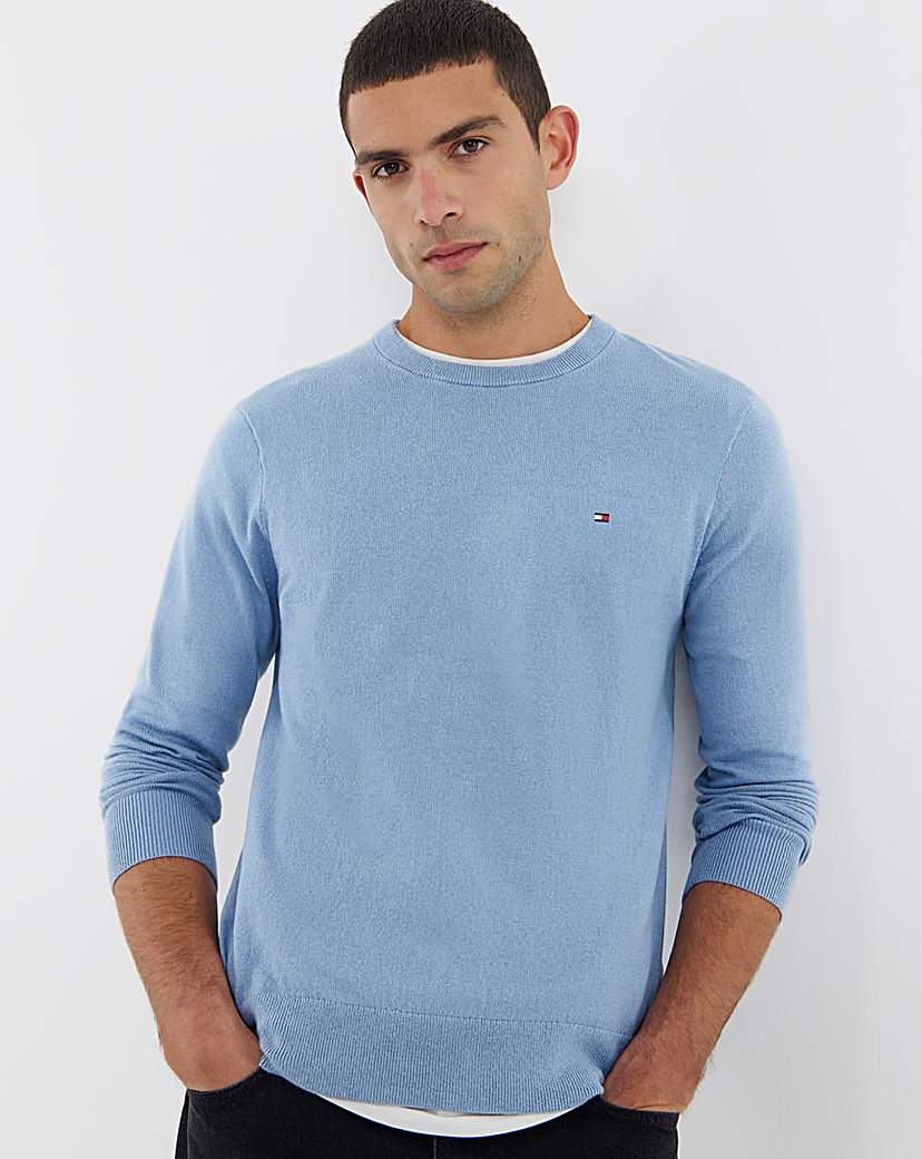 New In - Tommy Hilfiger Crew Neck Jumper - Blue