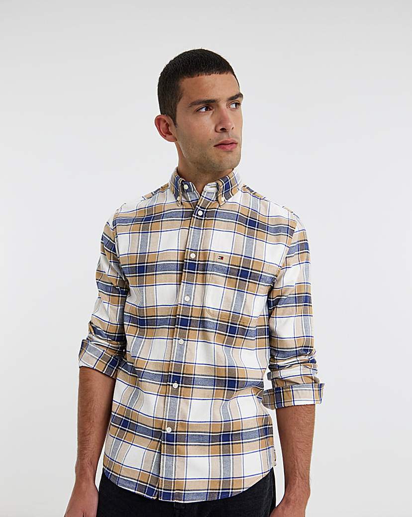 New In - Tommy Hilfiger Tartan Shirt - Beige