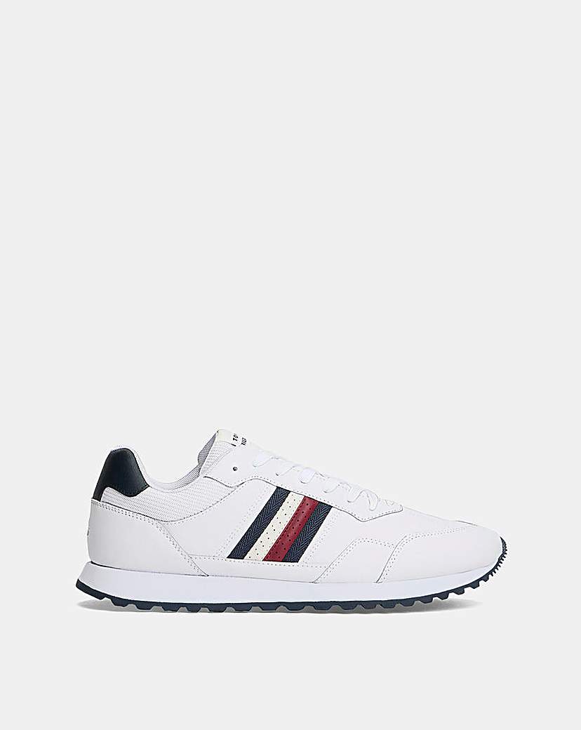 New In - Tommy Hilfiger Leather Stripe Trainer