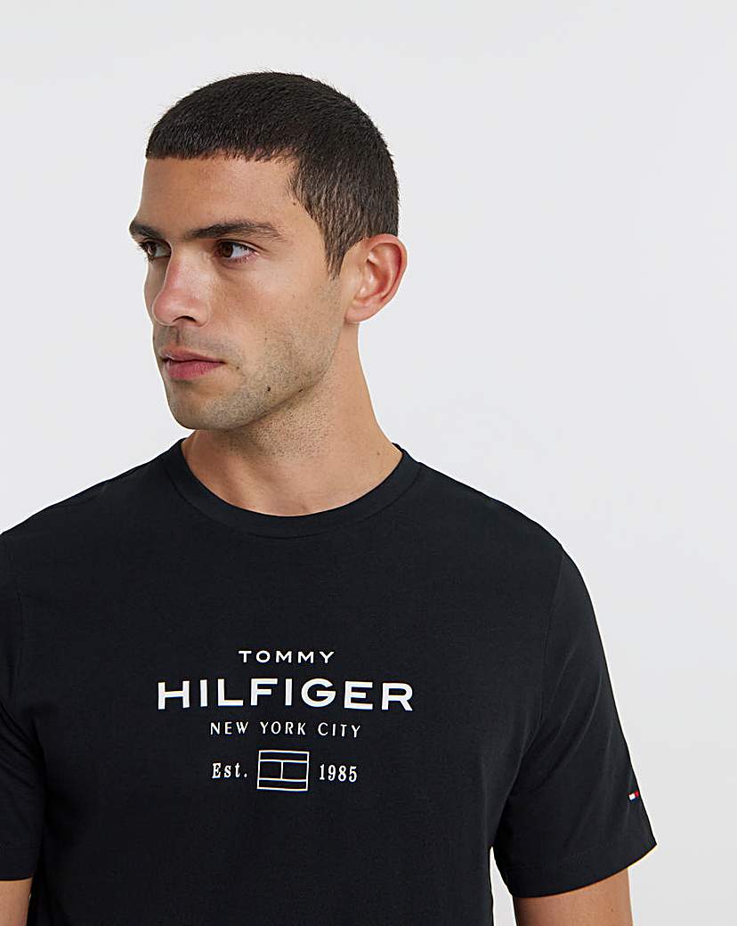 New In - Tommy Hilfiger Graphic T-Shirt - Black