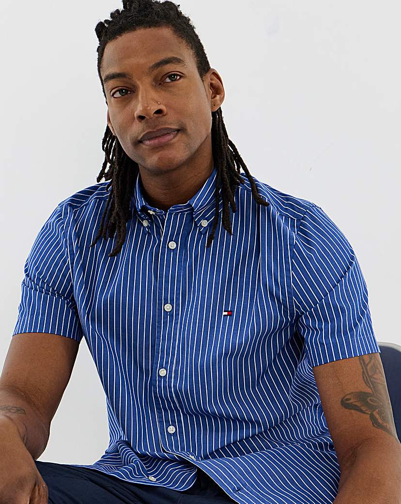 Tommy Hilfiger Flex Poplin Stripe Shirt