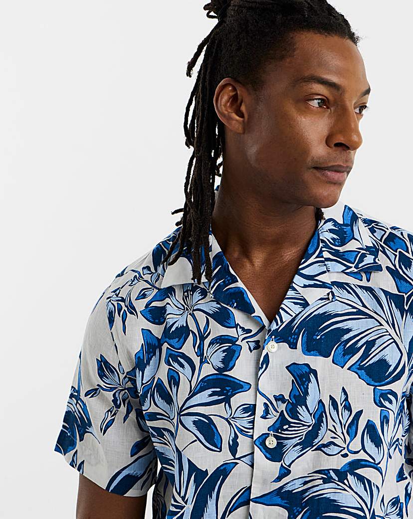 Tommy Hilfiger Linen Floral Shirt