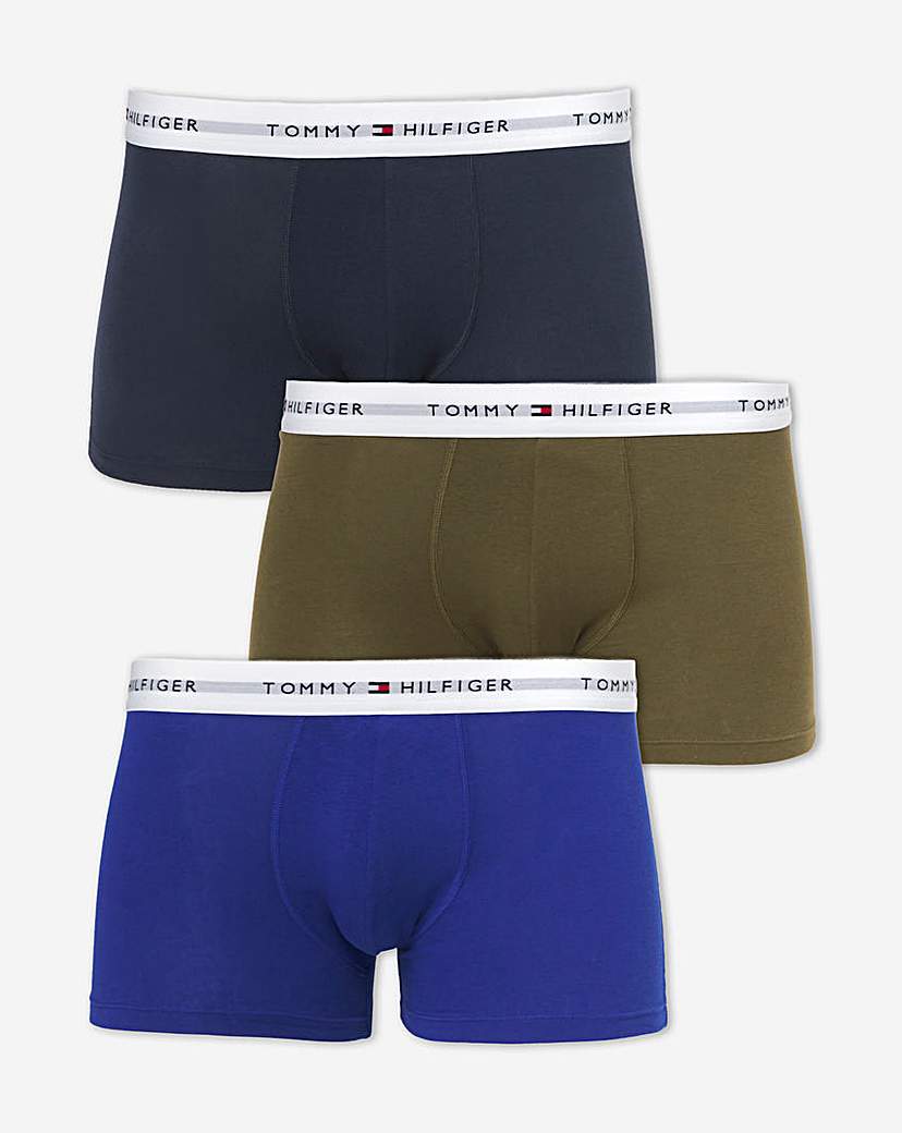 Tommy Hilfiger Men's Trunks L Blue/Green