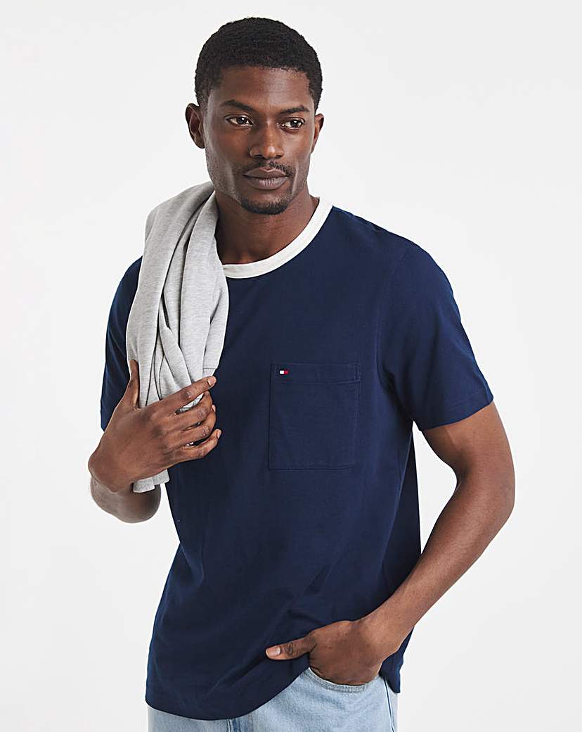 Tommy Hilfiger Mesh Necktrim T-Shirt
