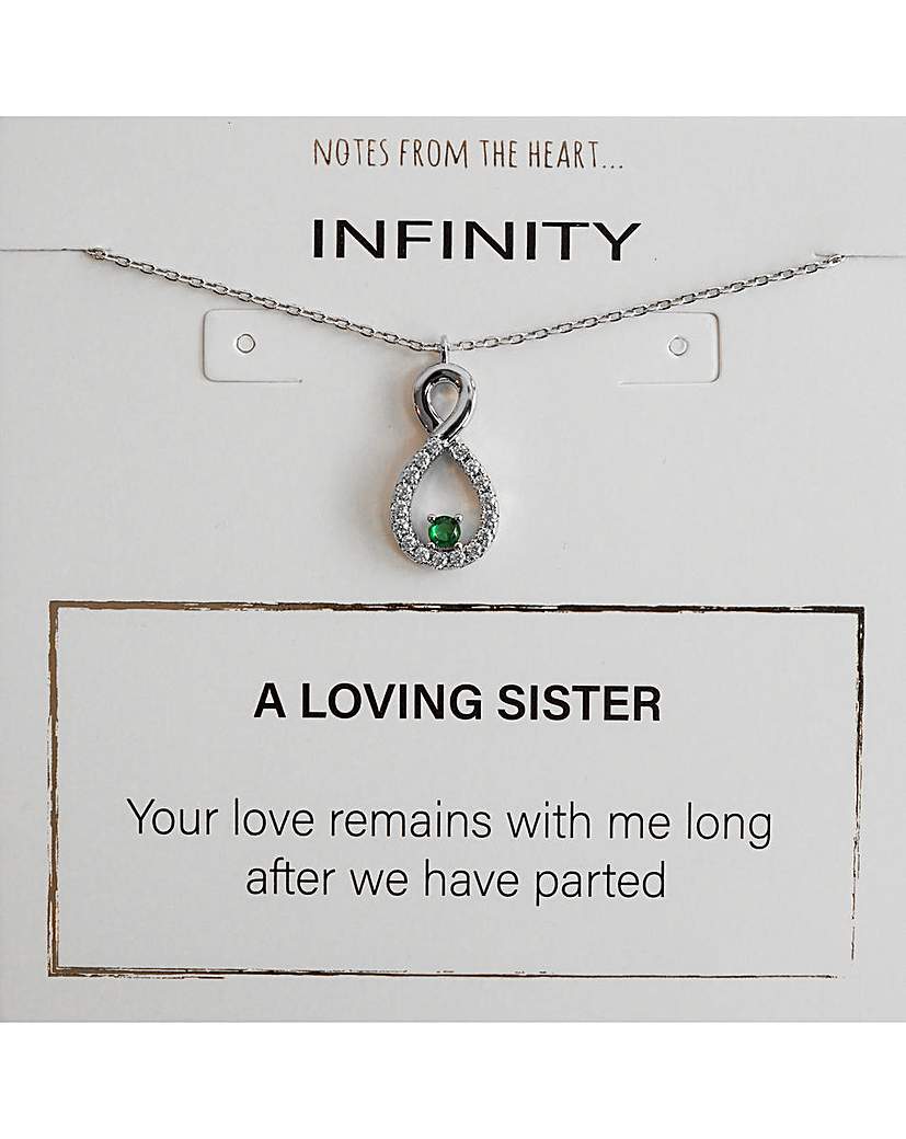 A Loving Sister infinity Necklet