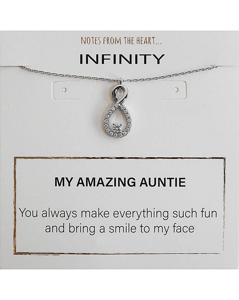 My Amazing Auntie Infinity Necklet