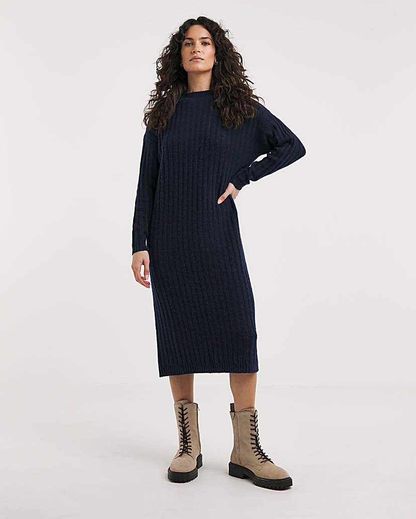 Ribbed Midaxi Dress