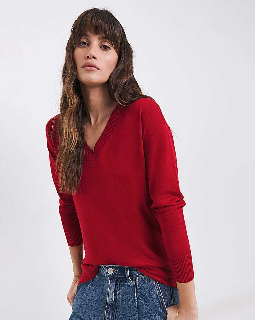 New In - V Neck Slouch Tunic